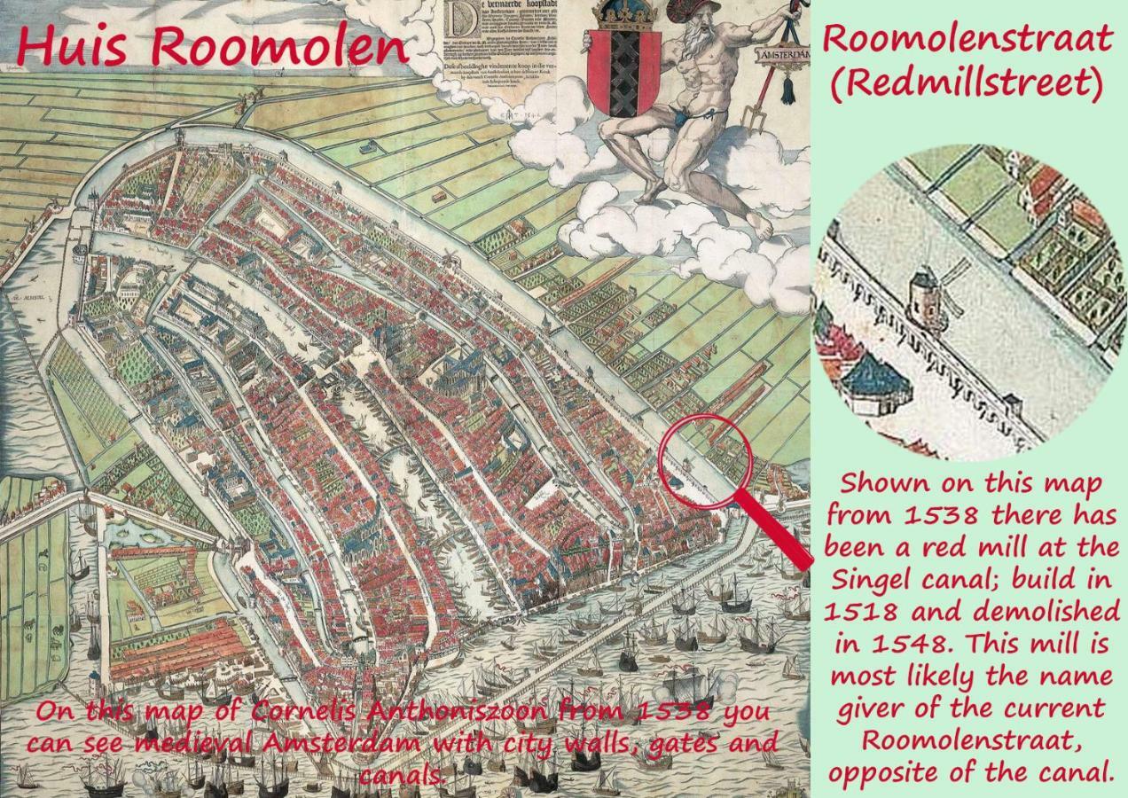 Huis Roomolen Amsterdam Exteriör bild